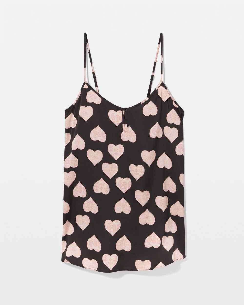 Camisole - MANDALA HEARTS BLACK | Soma outlet