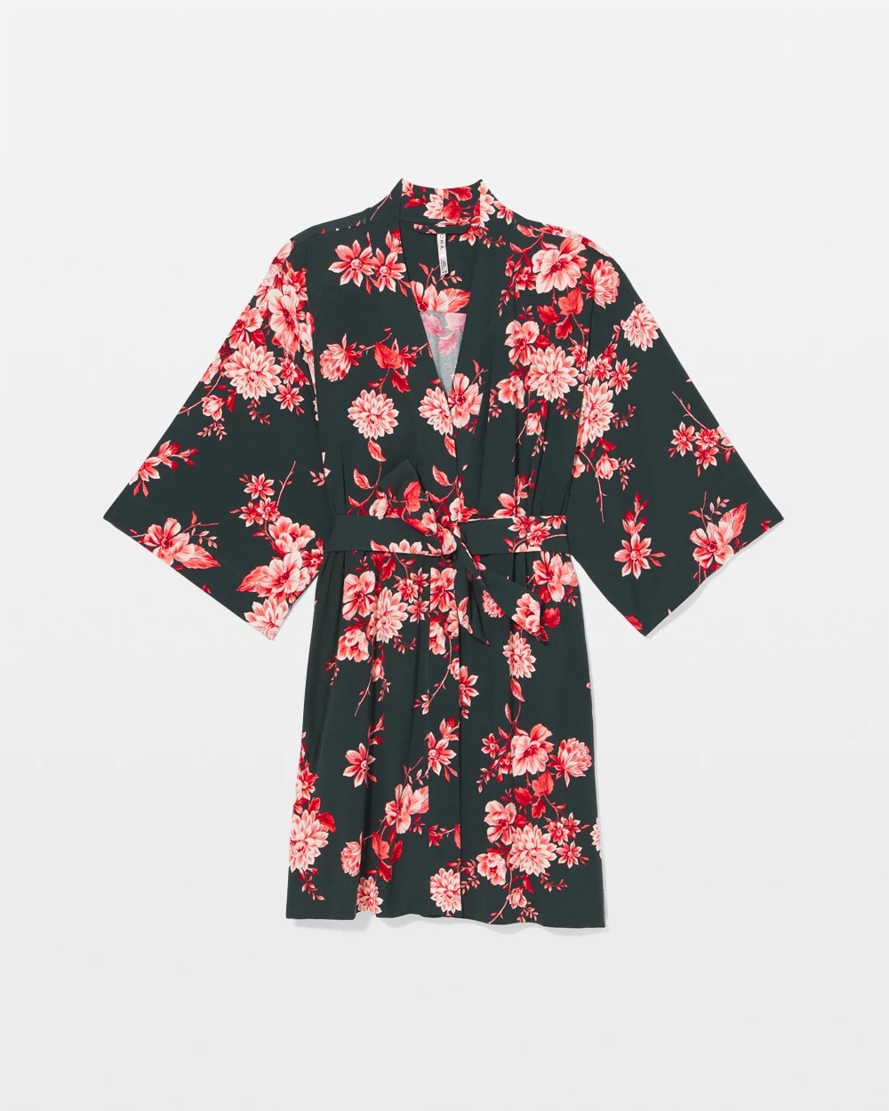 Short Robe - COTTAGE FLORAL GREEN | Soma on sale
