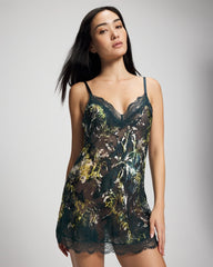 Silk Burnout Chemise - FERN FANTASY DARK HARBOUR | Soma for sale