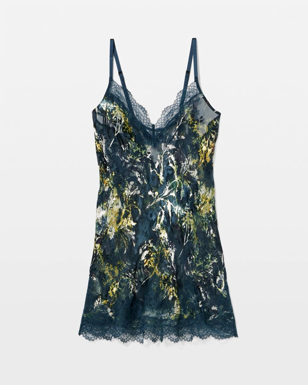 Silk Burnout Chemise - FERN FANTASY DARK HARBOUR | Soma for sale