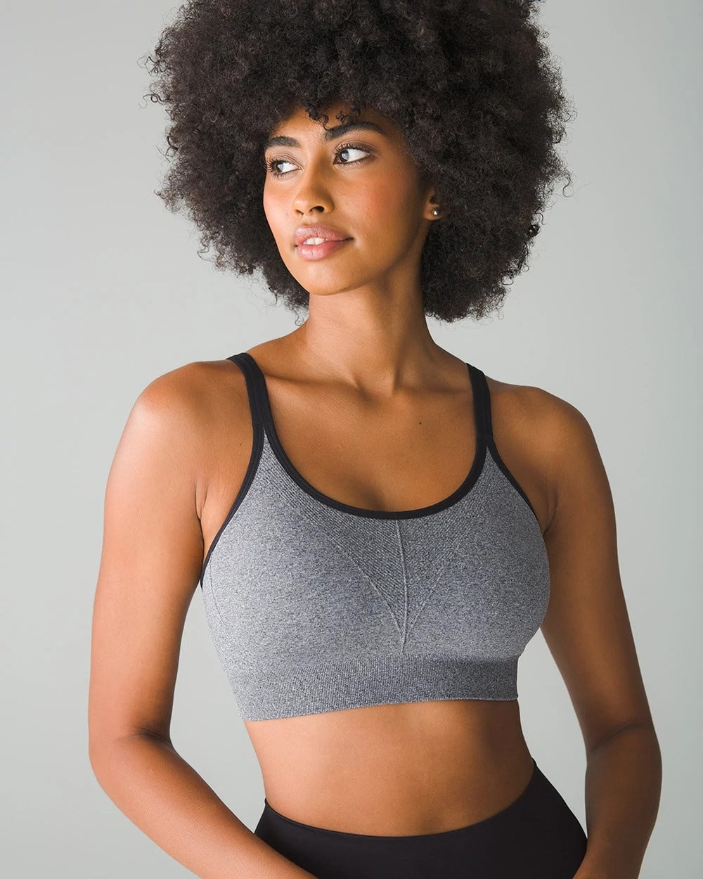 Seamless Bra - HEATHER OBSIDIAN | Soma discount
