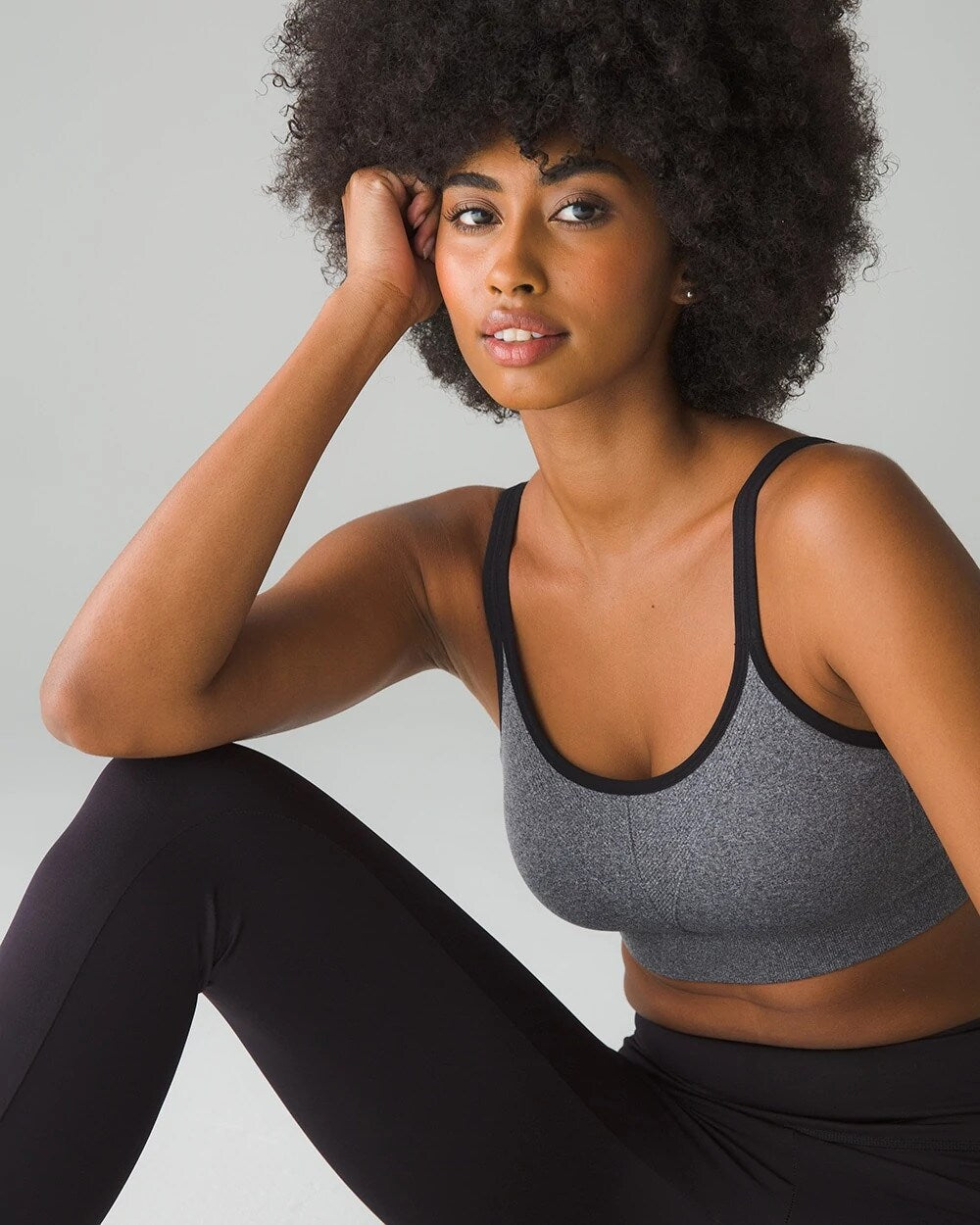 Seamless Bra - HEATHER OBSIDIAN | Soma discount