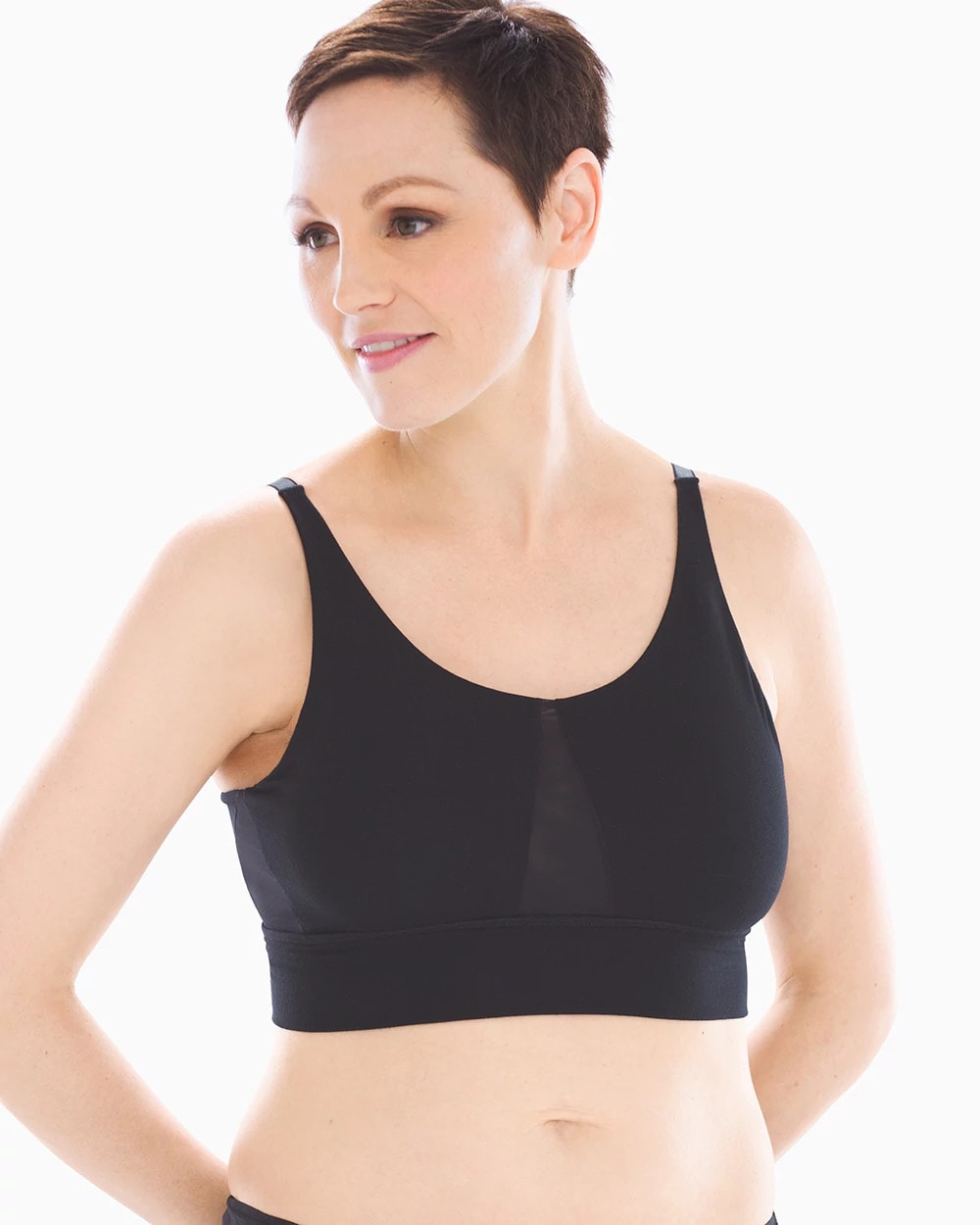 Wireless Pocketed Comfort Bra - BLACK | Soma discount