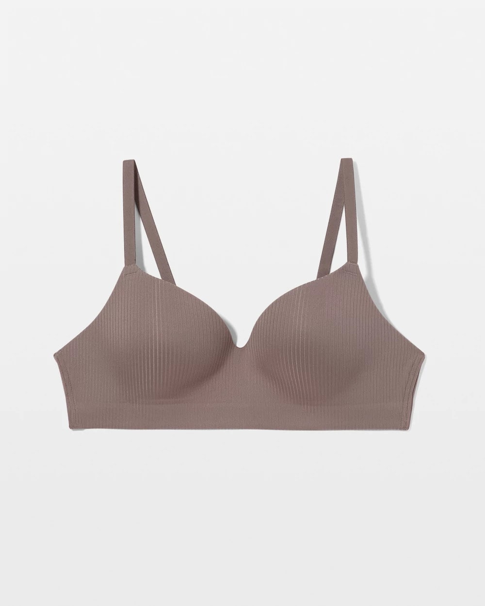 Rib Wireless Bra - DARK TAUPE | Soma Online
