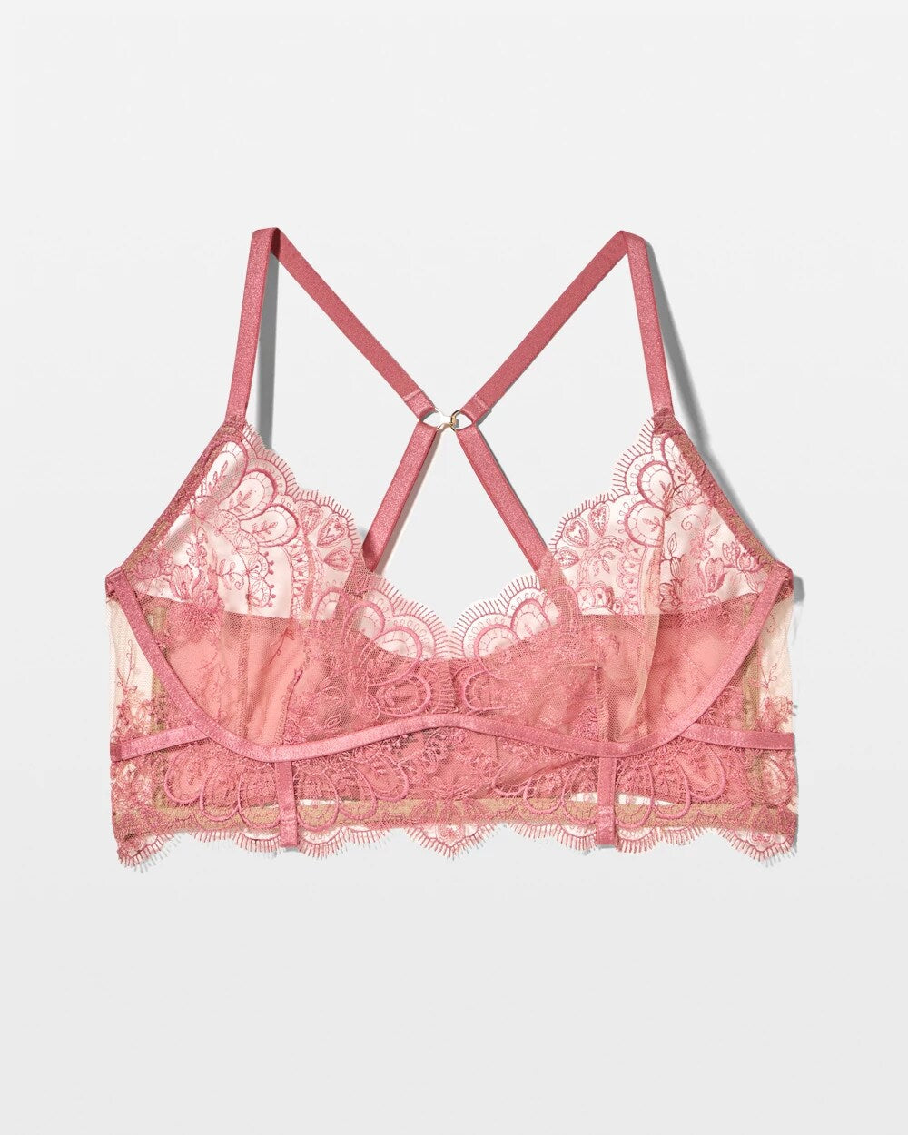 Tattoo Lace Embroidered Bralette - ANTIQUE PINK | Soma outlet