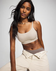 Rib Adjustable Bralette - SIMPLY TAUPE | Soma for sale