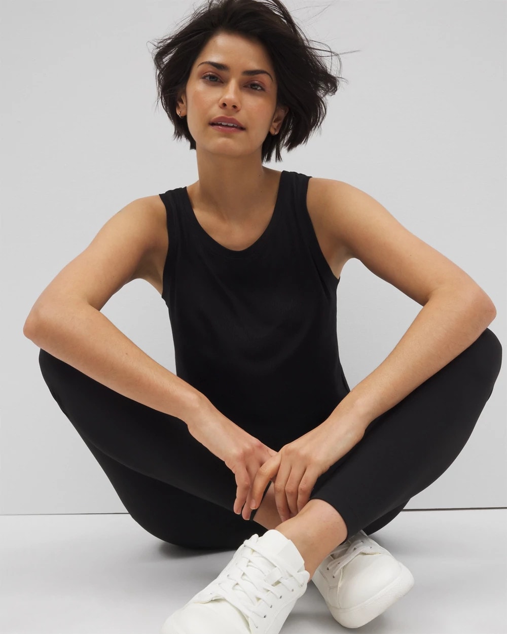 Rib Knit Tank - BLACK | Soma outlet