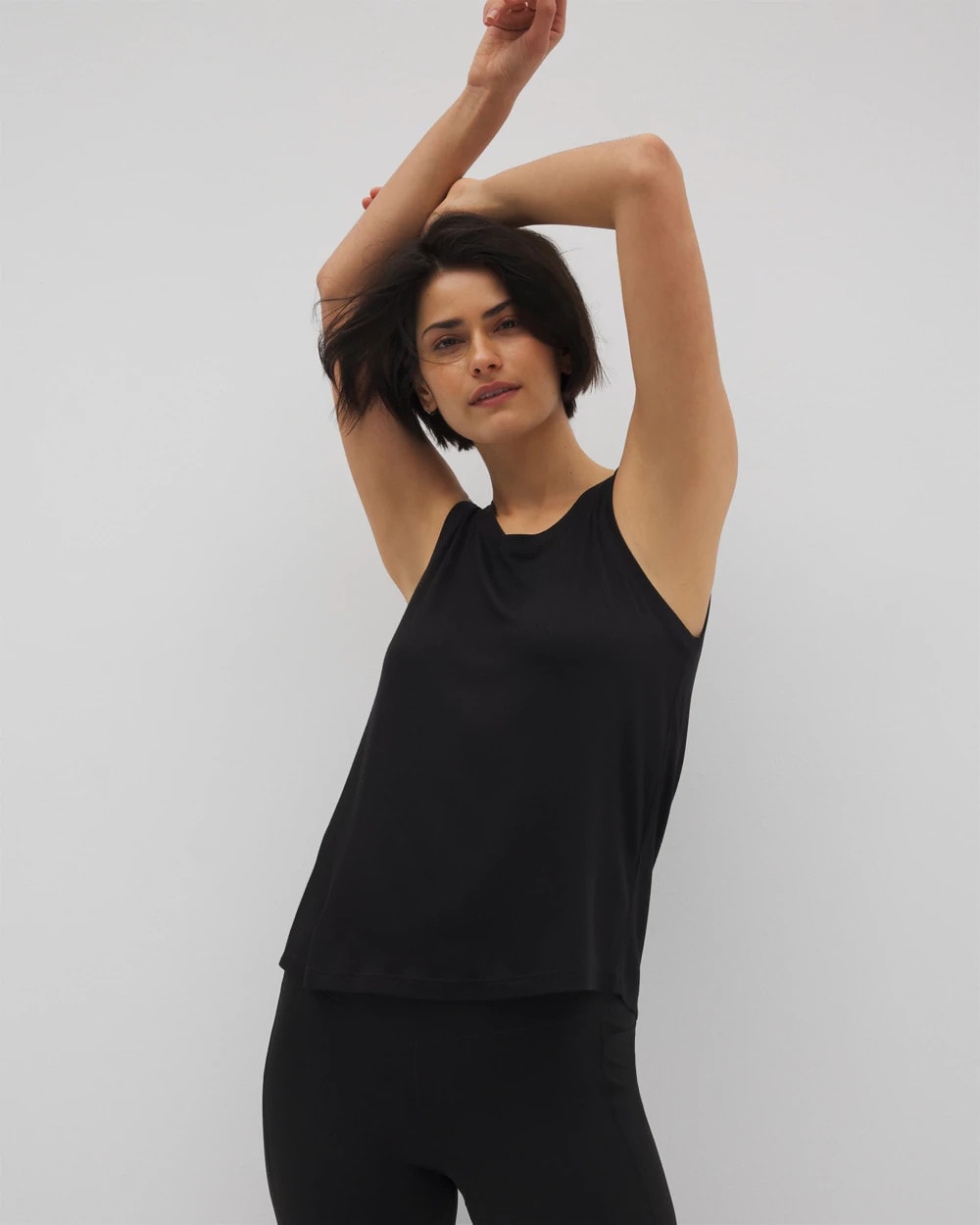 Rib Knit Tank - BLACK | Soma outlet