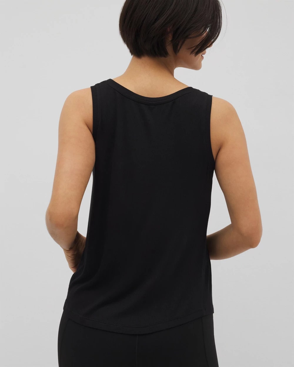 Rib Knit Tank - BLACK | Soma outlet