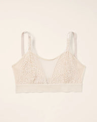 Wireless Pocketed Cupless Lace Bralette - IVORY | Soma for sale