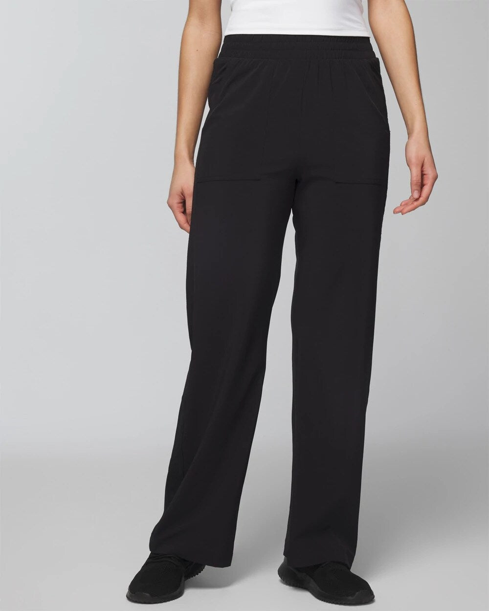 Relaxed Wide-Leg Pants - BLACK | Soma sale