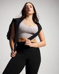Seamless Bra With Strappy Back - MINERAL GRAY | Soma for sale