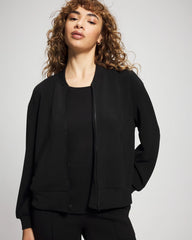 Modern Modal Bomber Jacket - BLACK | Soma on sale