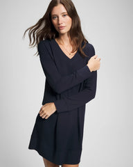 Ultrasoft Fleece Sweatshirt Dress - MIDNIGHT SKIES | Soma near me