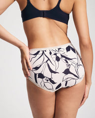 Cotton Brief Panty with Lace Trim - NOUVEAU FLORA MINI CHAMP | Soma near me