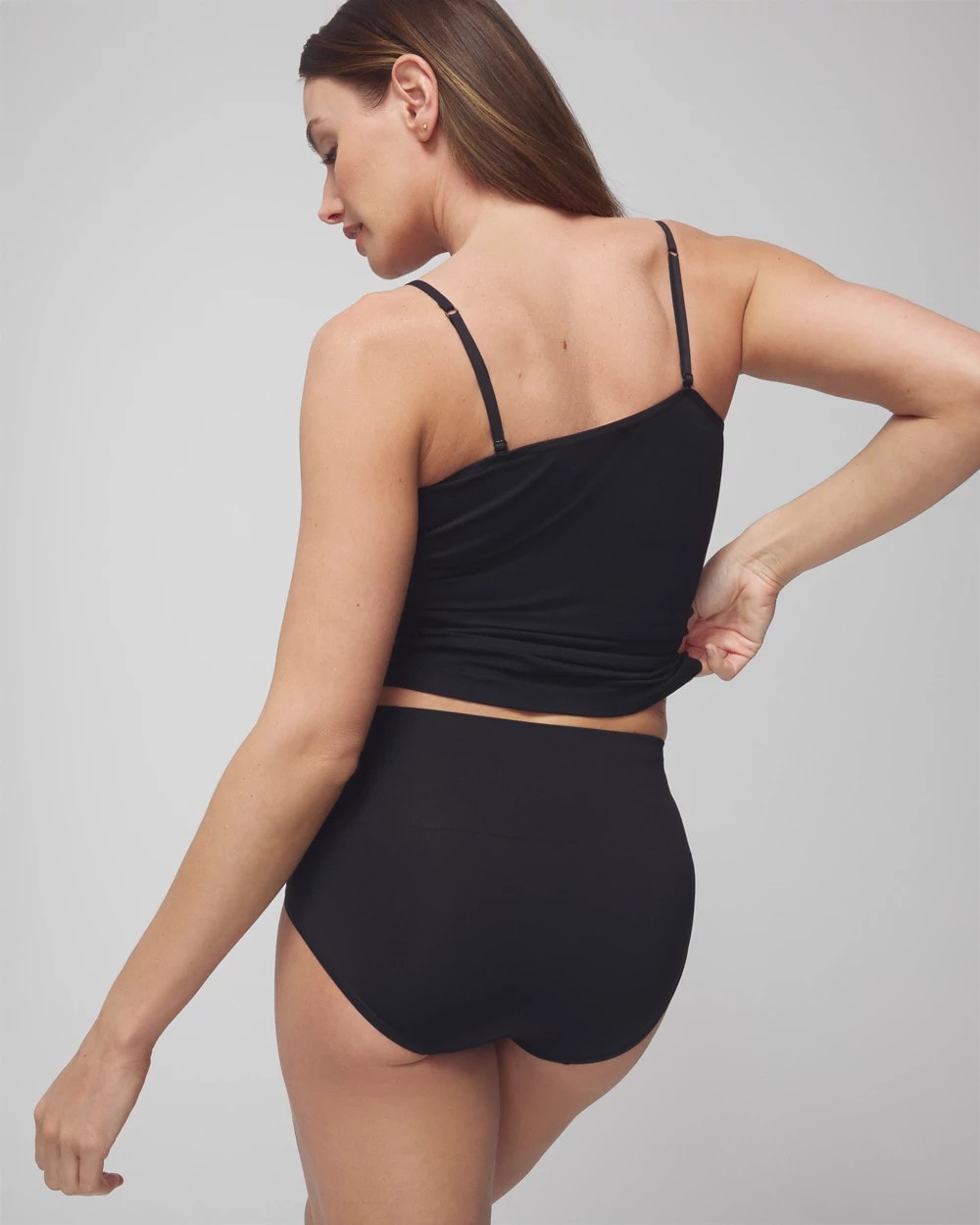Seamless Ultralight Smoothing Brief - BLACK | Soma near me