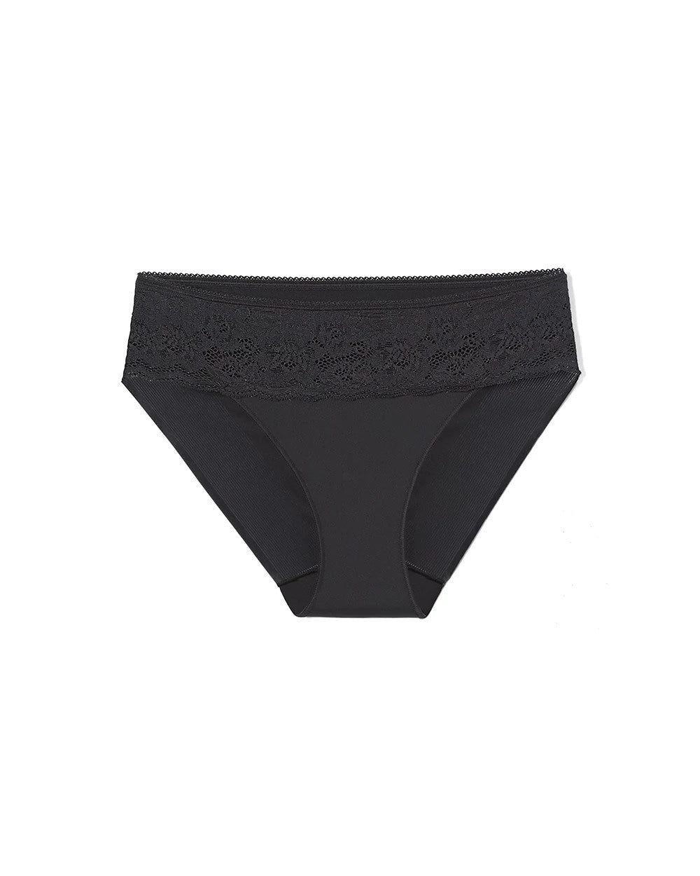 Hipster Panty with Lace - BLACK | Soma outlet