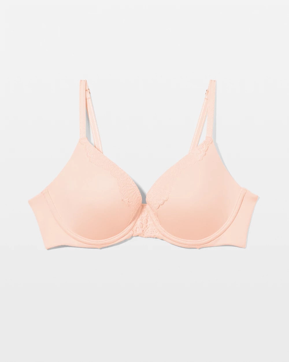 Embraceable Perfect Coverage Bra with Crochet Lace - PEACH PARFAIT | Soma for sale
