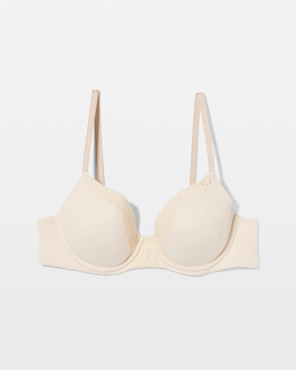 Embraceable Perfect Coverage Bra with Crochet Lace - PALE SAND | Soma sale