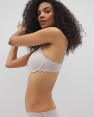 Push-Up Plunge Bra with Lace - GRAY GLASS | Soma discount