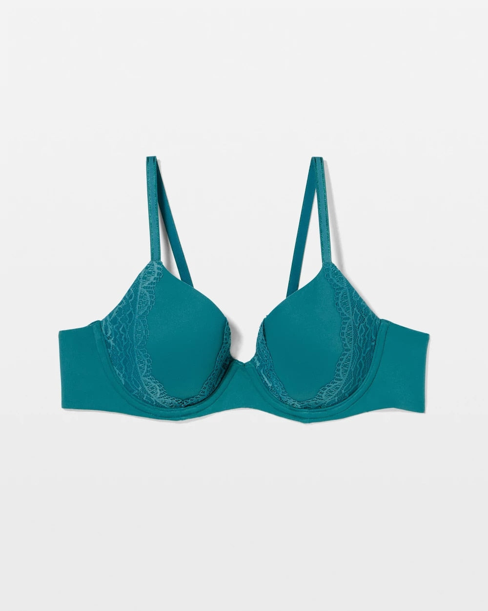 Enchanting Lace Trim Bra - CERULEAN TEAL | Soma on sale