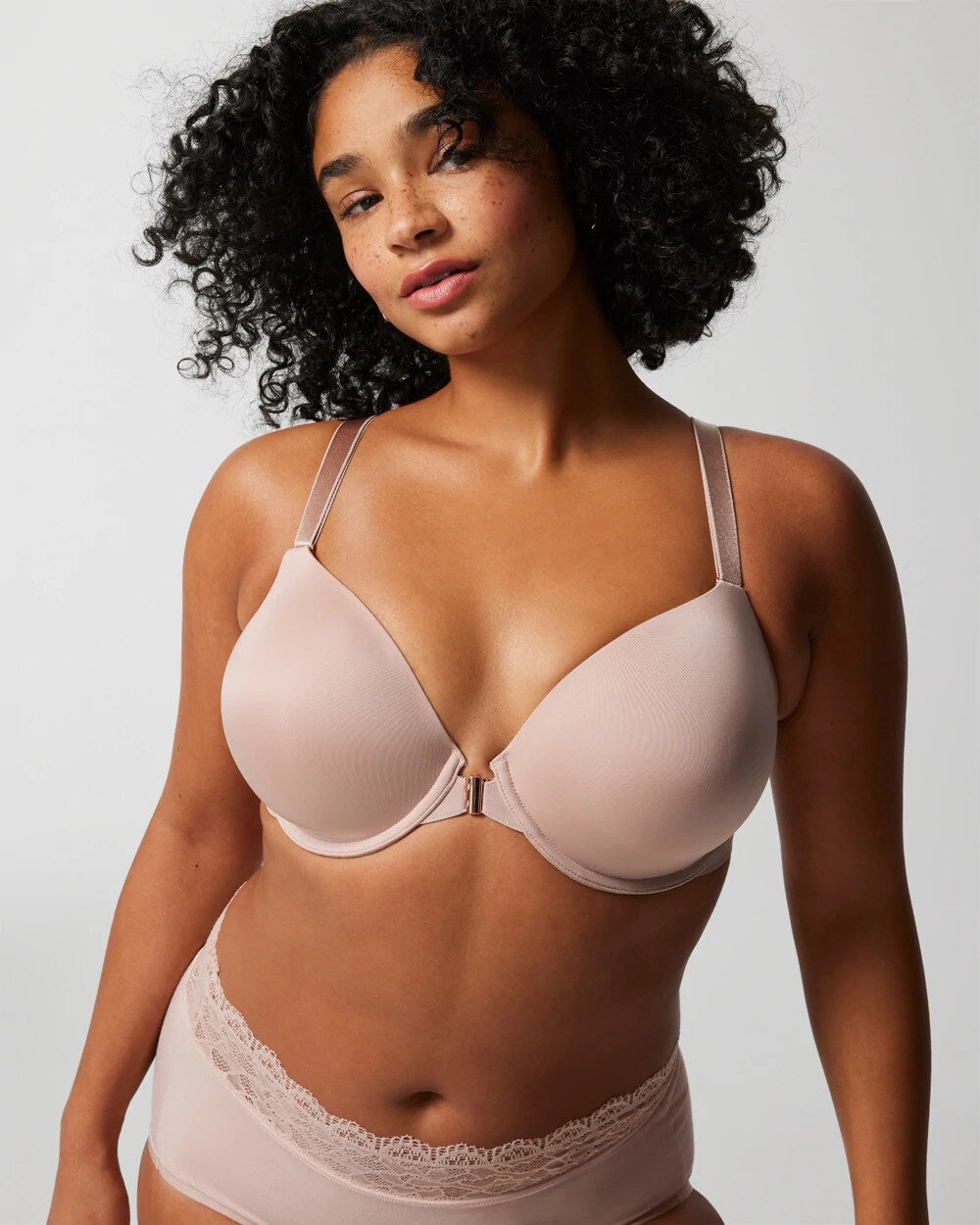 360 Front-Close Bra - ADOBE ROSE | Soma Online