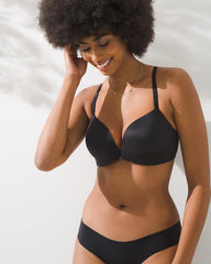 Front-Close Racerback Bra - BLACK | Soma near me