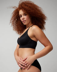 Racerback Bralette with Lace Back - BLACK | Soma on sale
