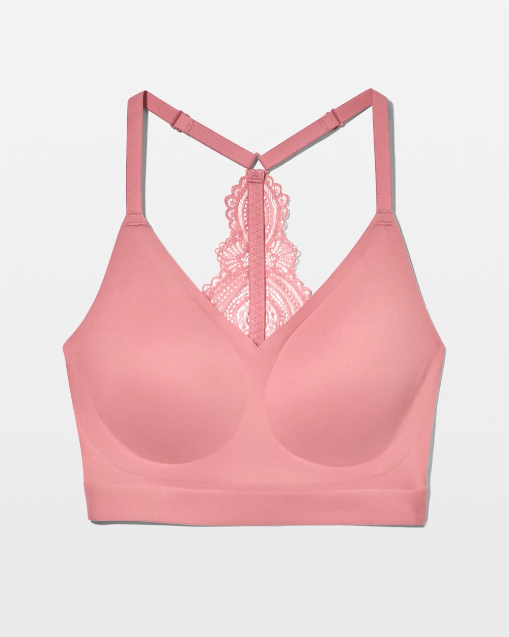 Racerback Bralette with Lace Back - ANTIQUE PINK | Soma sale