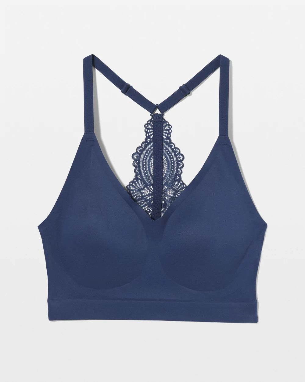 Racerback Bralette with Lace Back - INK BLUE | Soma discount