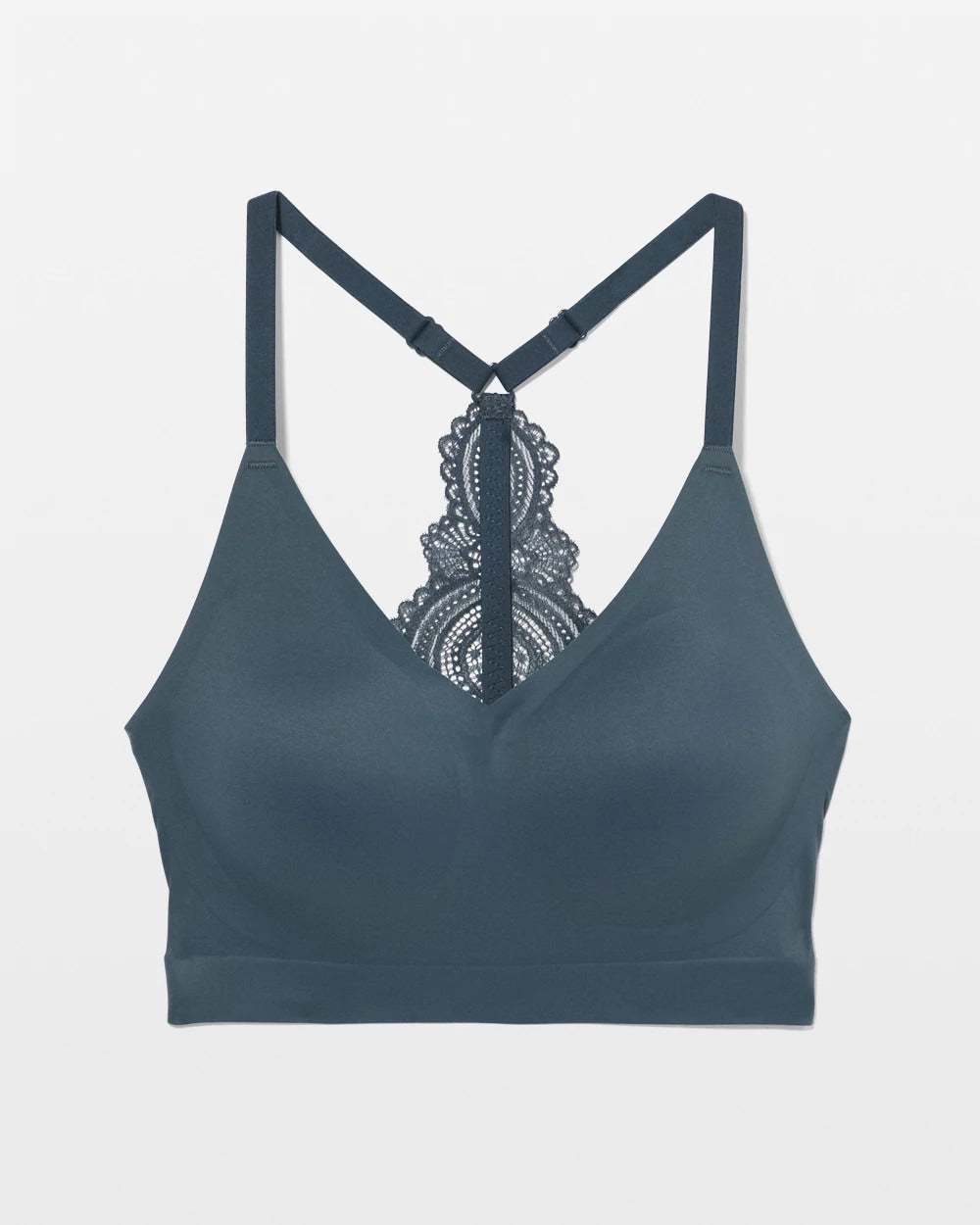 Racerback Bralette with Lace Back - PETROL | Soma Online