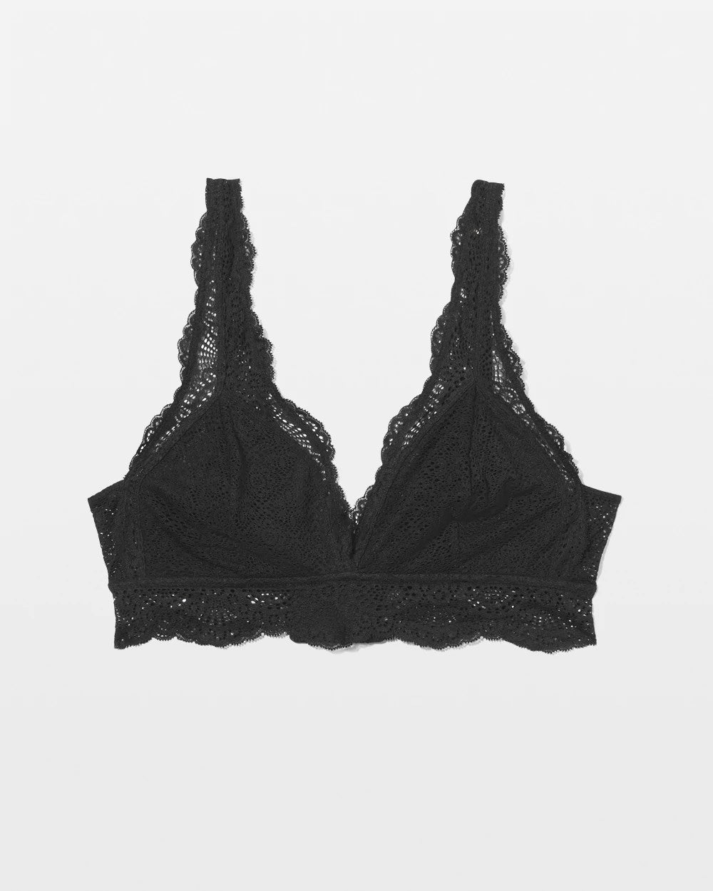 Crochet Lace Bralette - BLACK | Soma discount