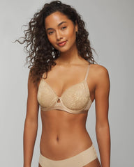 Perfect Coverage Bra with Lace - WARM AMBER | Soma on sale