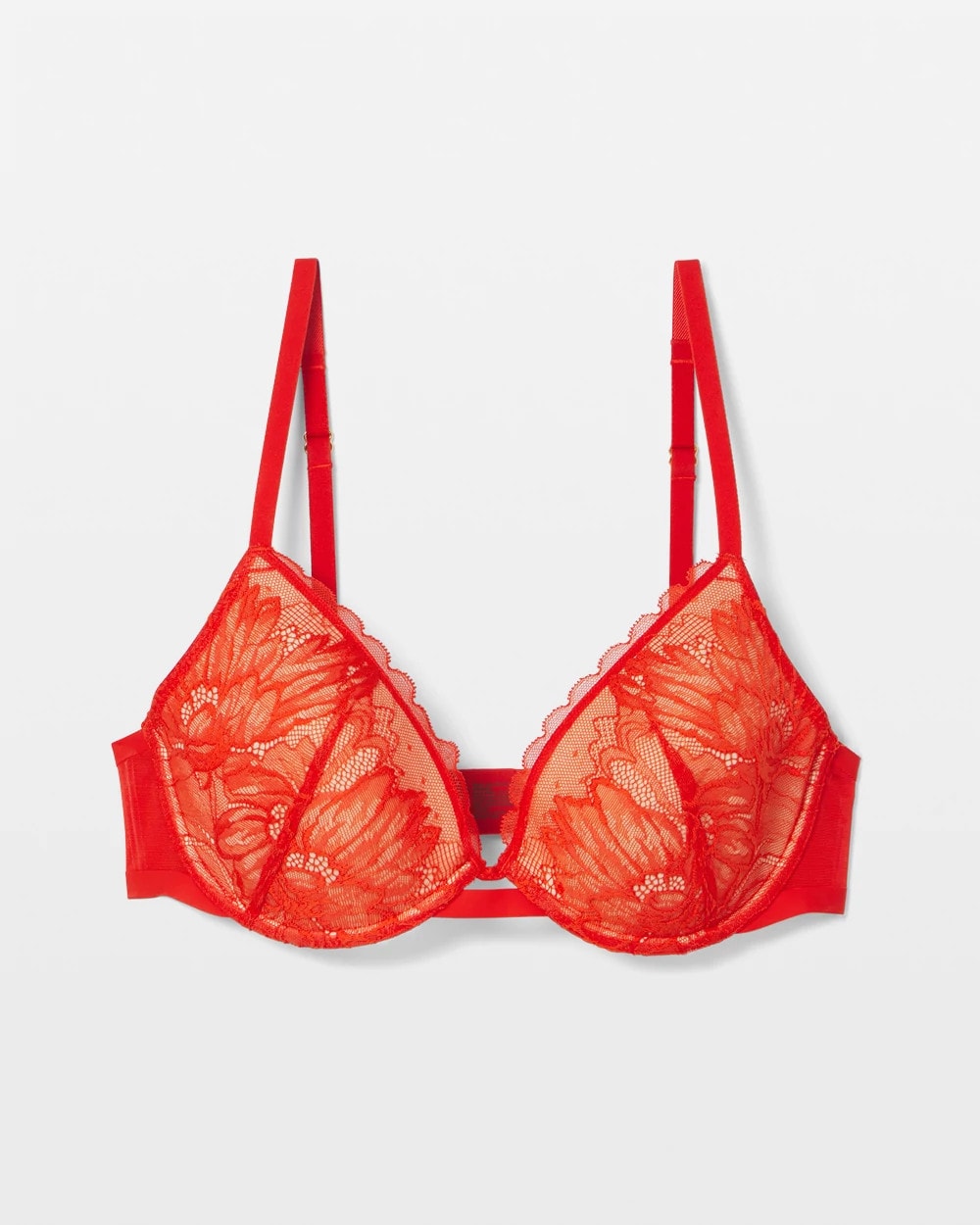 Plunge Bra with Lace - FEELIN POPPY | Soma Online