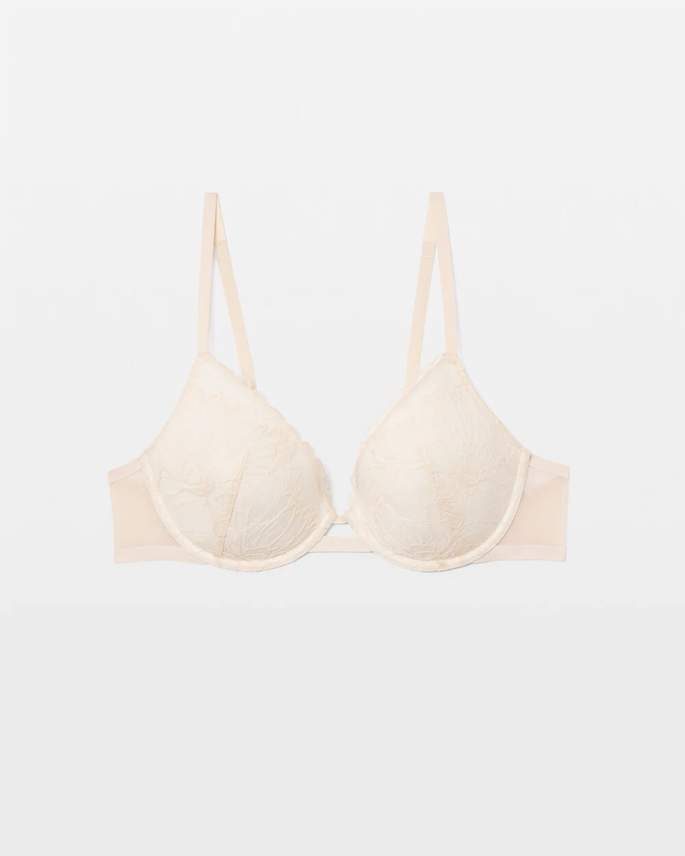 Plunge Bra with Lace - PALE SAND | Soma outlet