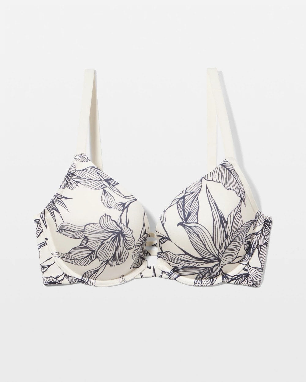 Push-up Plunge Bra - PLUMERIA BLOOMS CH NAVY | Soma for sale