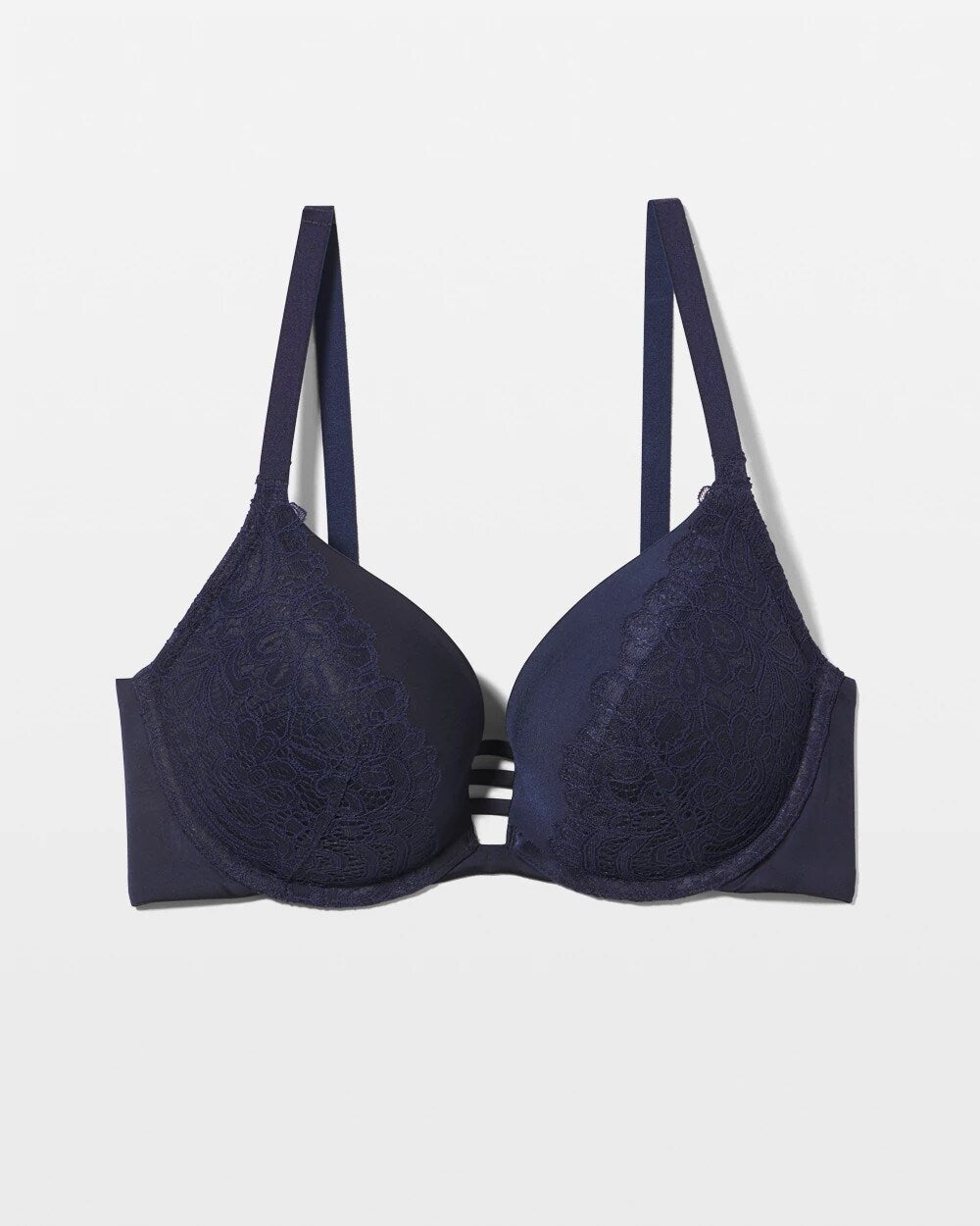Push-up Plunge Bra with Lace - NIGHTFALL NAVY | Soma outlet