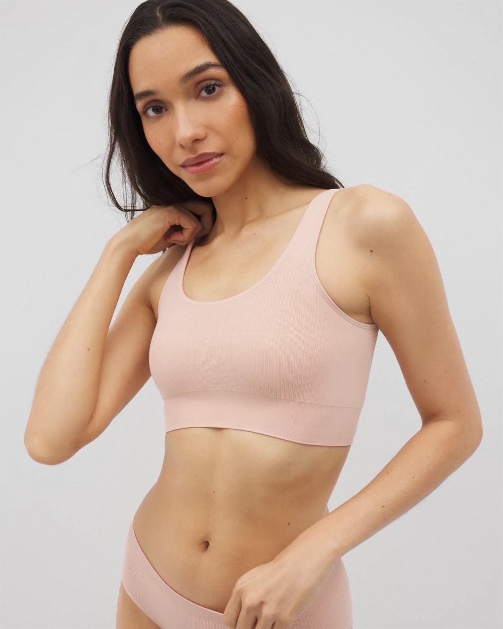 Seamless Rib Bralette - HUSH | Soma discount