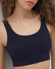 Seamless Rib Bralette - NIGHTFALL NAVY | Soma outlet