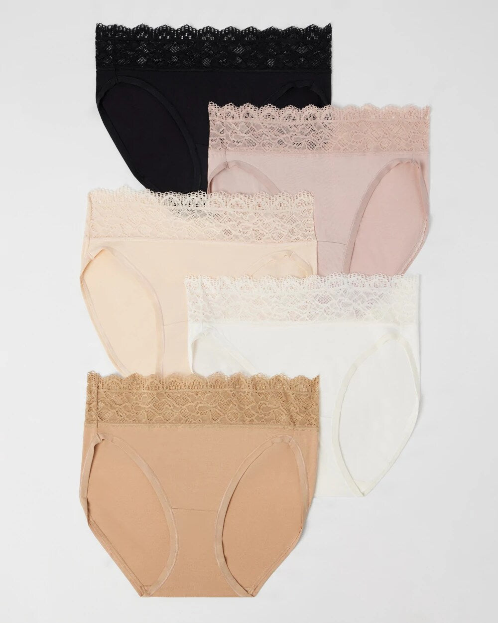 High-Leg Panty with Super Soft Enchanting Lace 5 pack - BASIC MULTI PACK | Soma Online