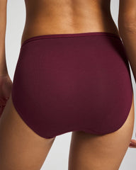 Cotton High Leg Panty - VELVET PLUM | Soma on sale