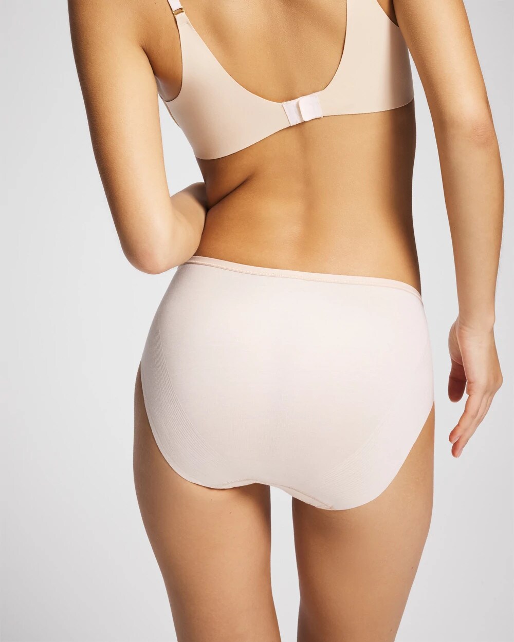 Cotton High Leg Panty - PALE SAND | Soma sale