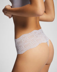 Crochet Lace High-Waist Thong Panty - BLUE OPAL | Soma near me