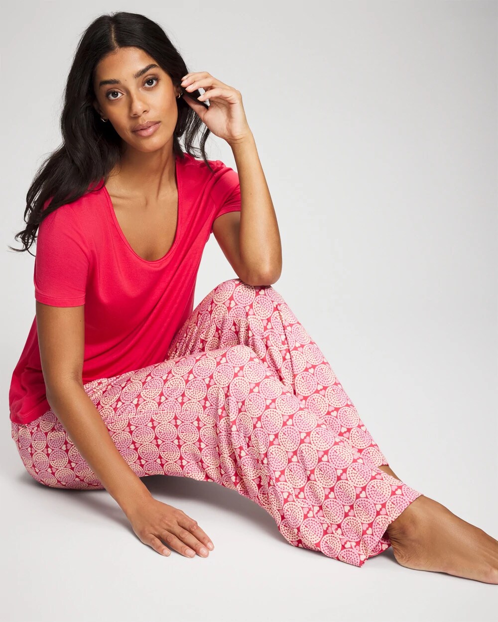 Short Sleeve + Pant Pajama Set - TRUE LOVE HEARTS DESIRE | Soma discount