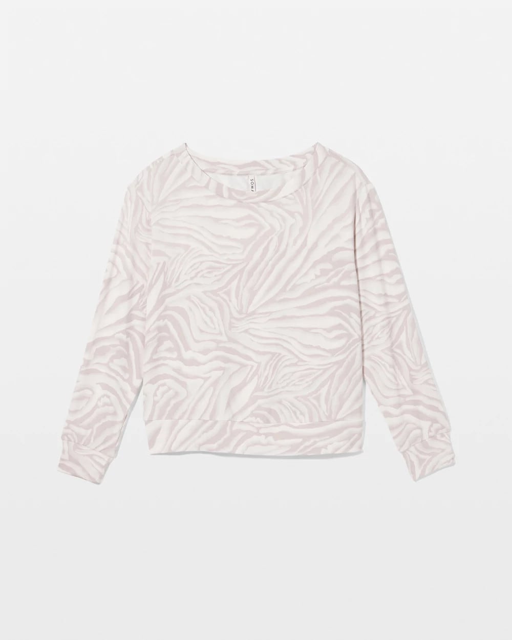 Long-Sleeve Pajama Top - ZEBRA ZEN GRAY GLASS | Soma sale