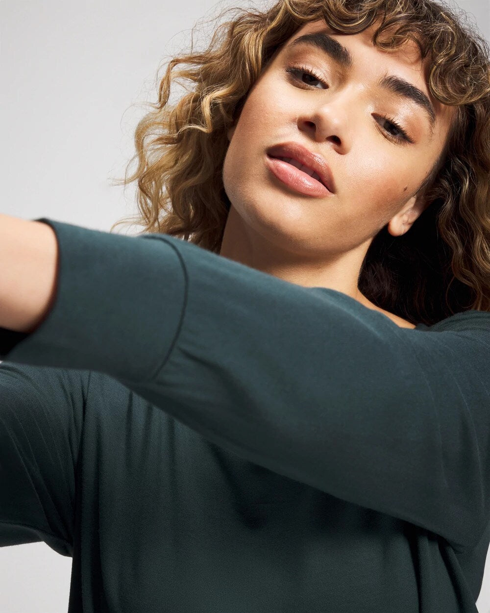 Long-Sleeve Pajama Top - GREEN JOLIE | Soma outlet