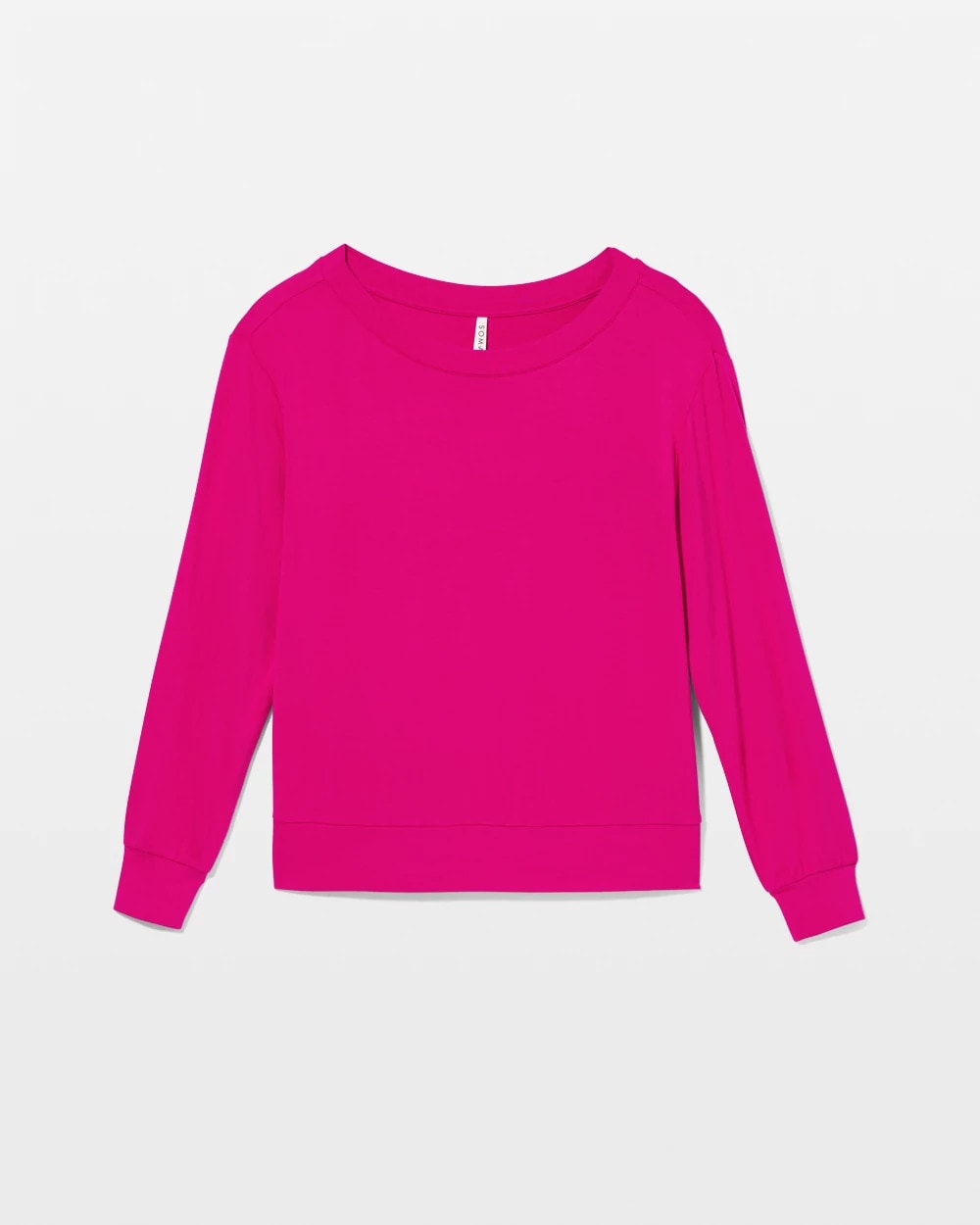 Long-Sleeve Pajama Top - PINK COSMO | Soma for sale