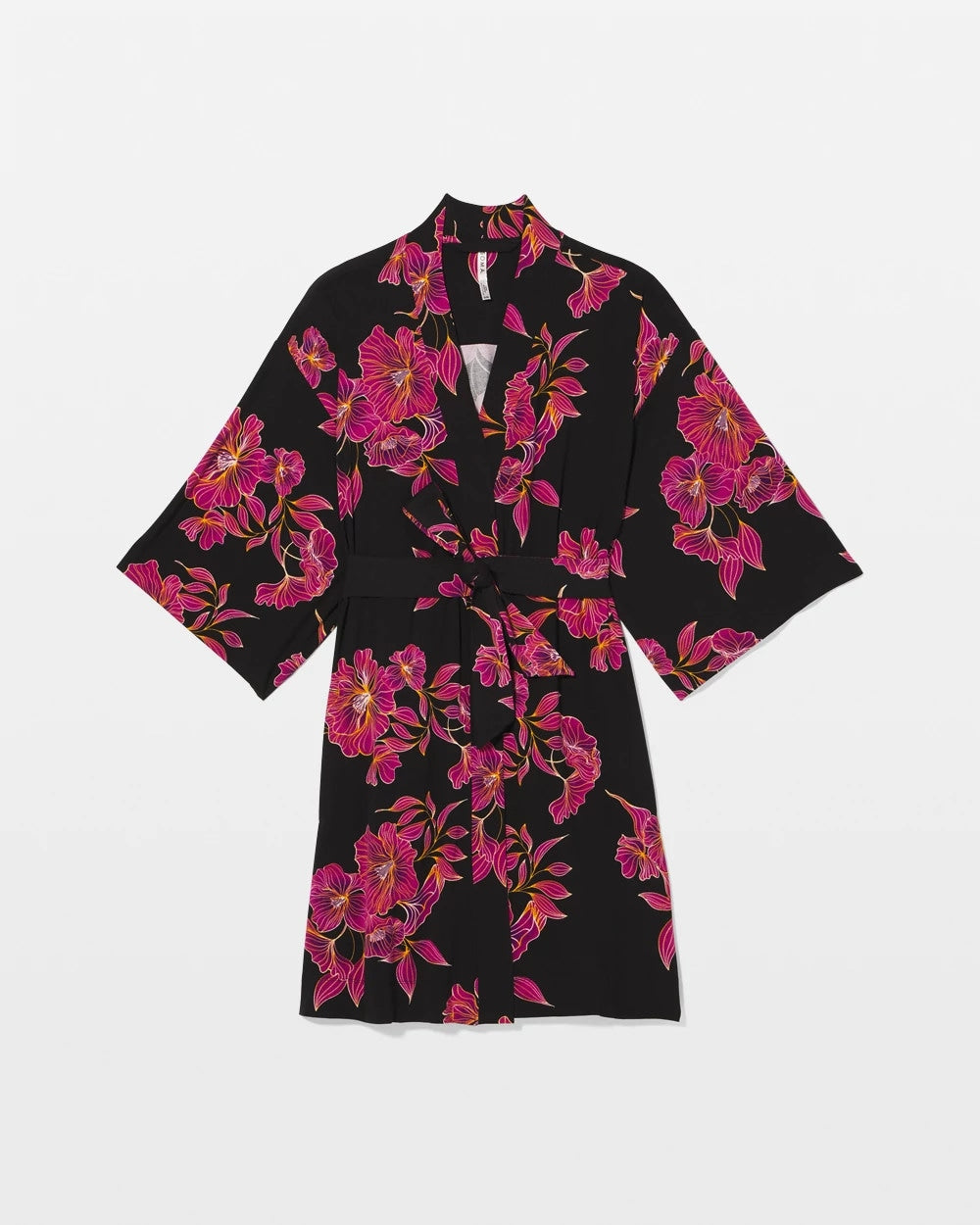 Short Robe - GILDED BLOOMS MAGENTA | Soma near me