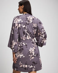 Short Robe - FLORAL DREAMS GRAY | Soma on sale