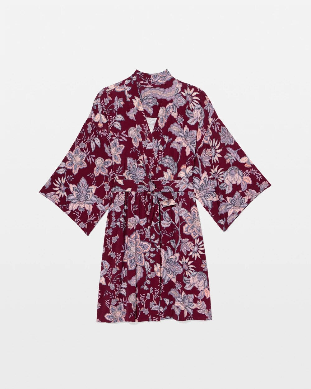 Short Robe - PAISLEY SPLENDOR PLUM | Soma outlet